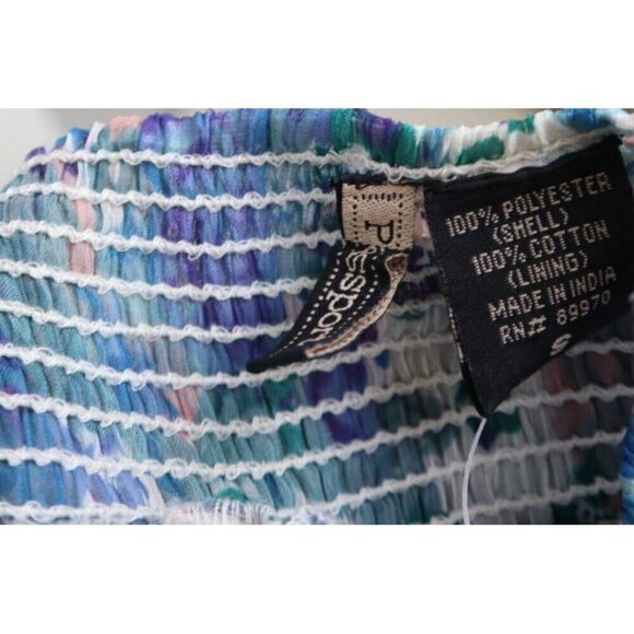 PASSPORT - WOMEN'S FLORAL PRINT HIGH NECK HALTER TANK TOP - SIZE S - NWT - Picture 7 of 7